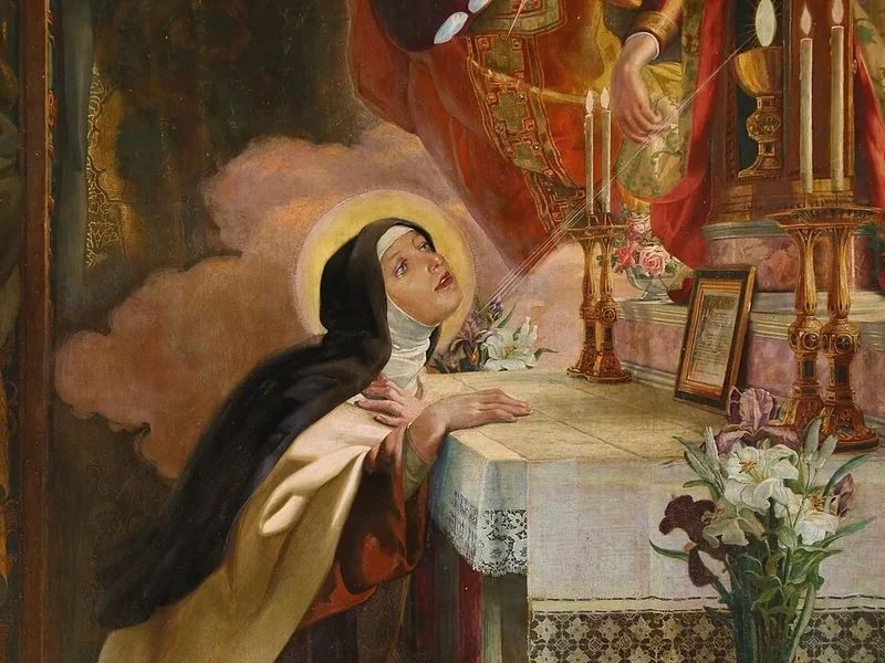 1866-Giuseppe Catani Chiti - Visione di santa Teresa d'Avila